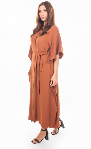 MAXI DRESS - CINNAMON