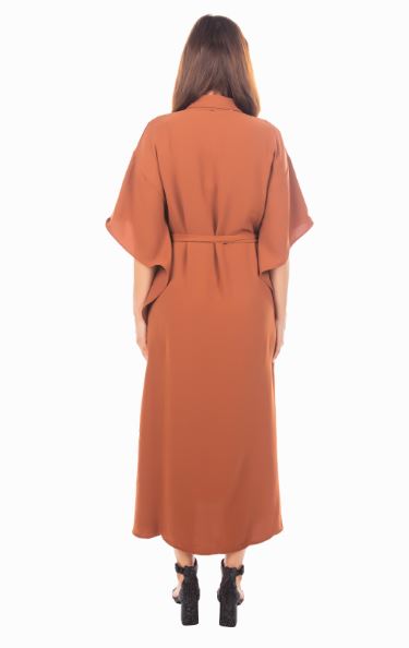 MAXI DRESS - CINNAMON