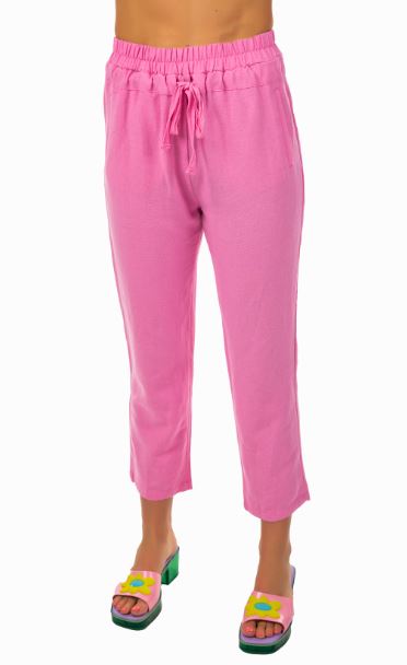 LADIES COTTON PANT - PINK